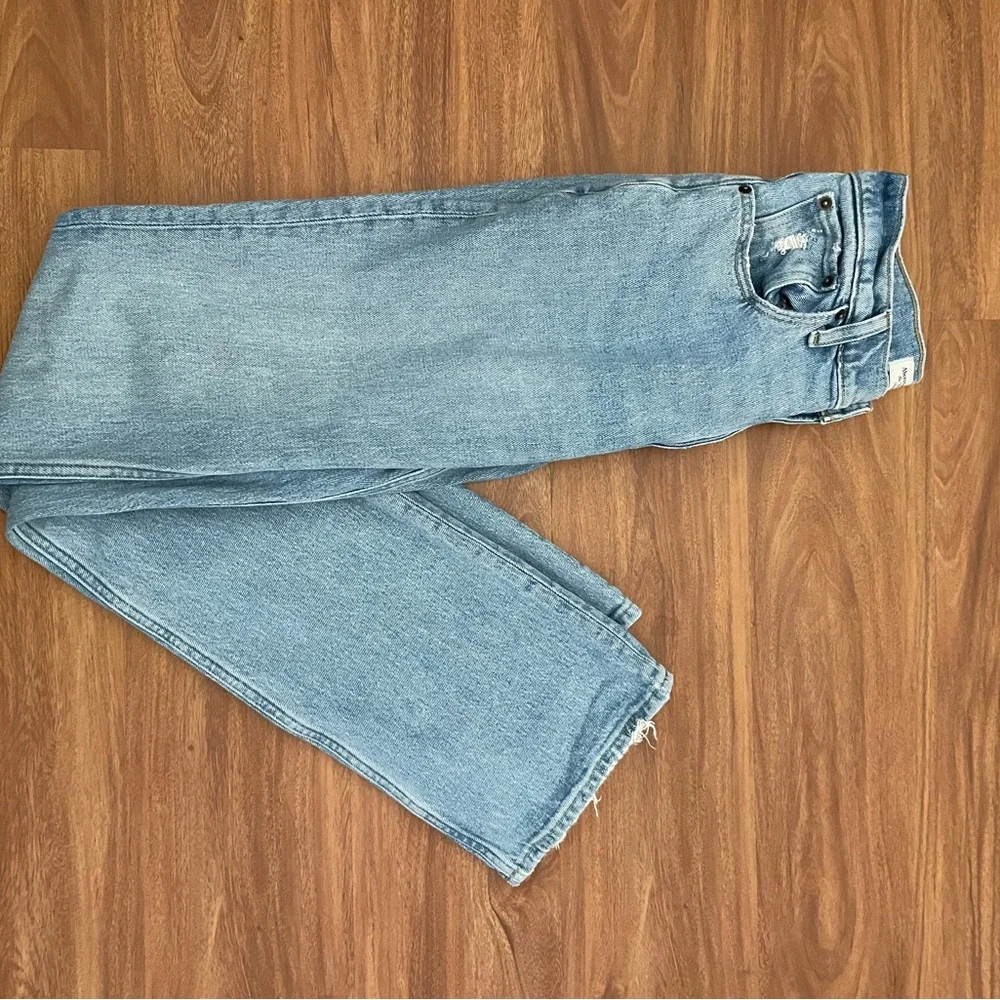 Abercrombie & Fitch Blue High Rise Jeans - Picture 3 of 6